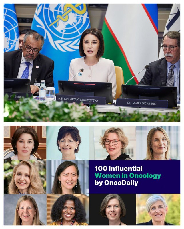 O‘zbekiston Respublikasining Birinchi xonimi Ziroat Mahmudovna Mirziyoyeva onkologiya sohasidagi eng nufuzli 100 nafar ayol ro‘yxatiga kiritildi.