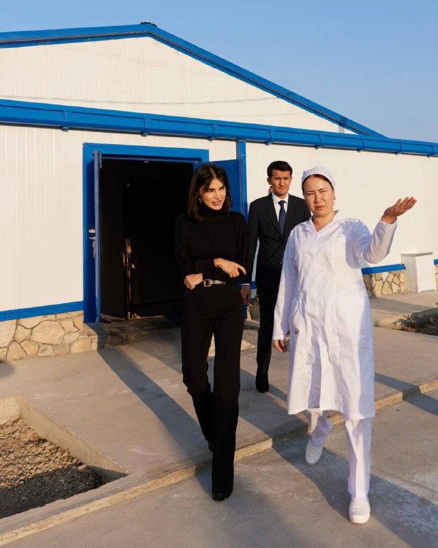 Saida Mirziyoyeva "Kegeyli Baraka Naslli Parranda" zamonaviy parrandachilik korxonasiga tashrif buyurdi