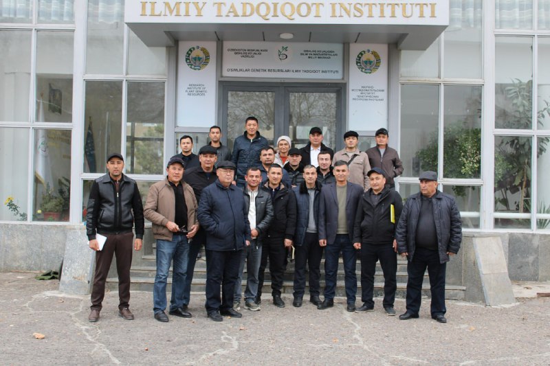 Respublika agroxizmatlar markazi mutaxassislari Oʻsimliklar genetik resurslari ilmiy-tadqiqot instituti faoliyati bilan tanishdi