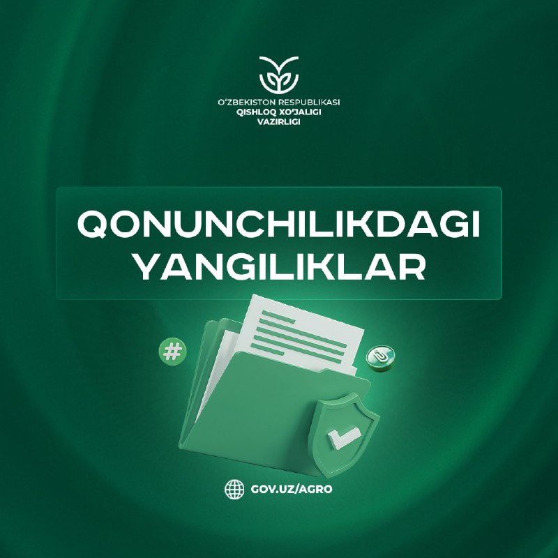 Suvni tejaydigan sug‘orish texnologiyalarini joriy etganlik uchun subsidiya beriladi