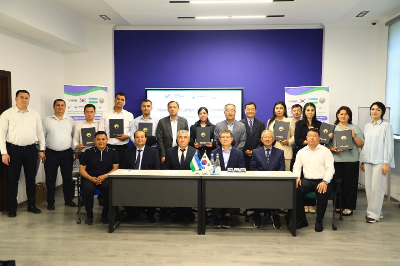 Seed Potato Smart Farm Internship” amaliy-o‘quv dasturi muvaffaqiyatli yakunlandi