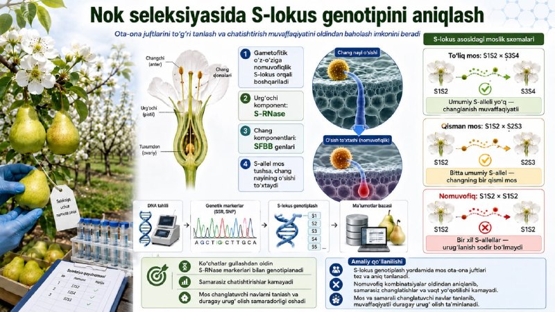 NOK SELEKSIYASIDAGI KO‘RINMAS GENETIK TO‘SIQ, S-LOKUS
