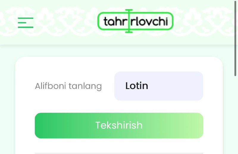 Kirildami yoki lotinda?” – matn ustida ishlaydiganlar uchun muhim!
