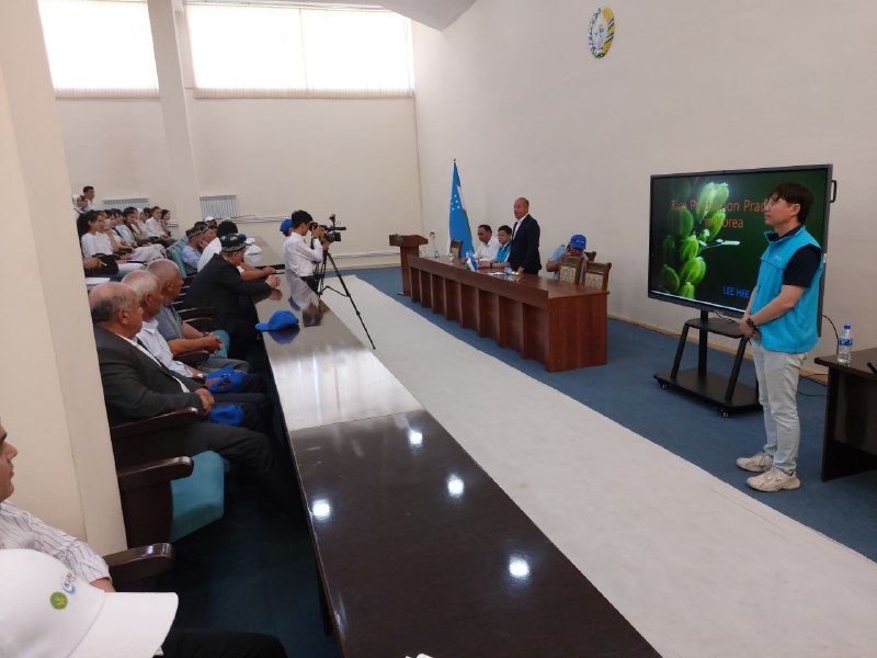 Аndijon qishloq xo'jaligi va agrotexnologiyalar institutida Qishloq xo'jaligida bilim va innovatsiyalar Milliy Markazi, Koreyaning KOPIA loyihasi mutaxassislari hamda Sholichilik ITI xodimlari bilan…