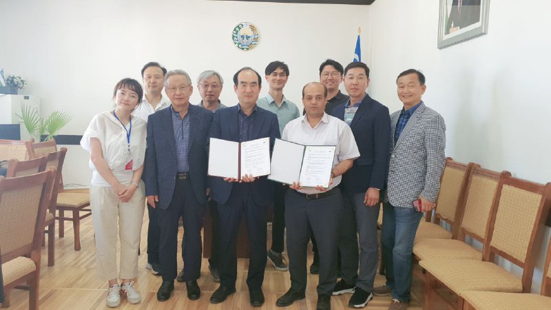 Sabzovot, poliz ekinlari va kartoshkachilik ilmiy-tadqiqat institutida Janubiy Koreyaning “ISU Chemical Co., Ltd.” bilan uchrashuvi bo’lib o’tdi.