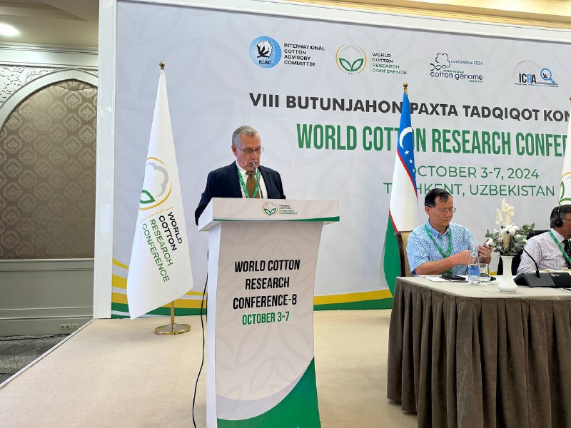 Xabar berib borayotganimizdek, poytaxtimizda bo’lib o‘tayotgan “VIII Butunjahon paxta tadqiqot konferensiyasi" o’z ishini davom ettirmoqda.